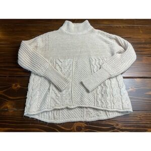 Simply Vera Vera Wang Sweater, Womens Size Medium, Gold, Metallic